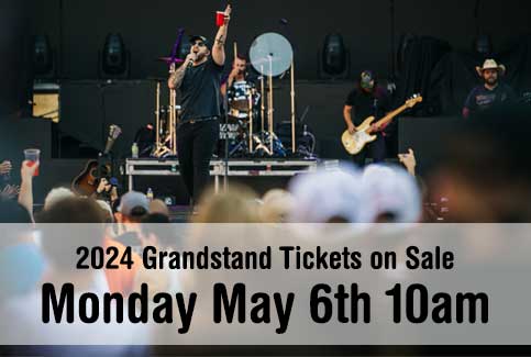 Grandstand Tickets on Sale Monday May 6 10AM