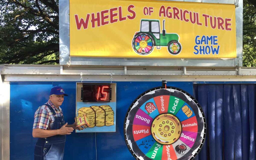 Wheels of Agriculture Game Show Dutchess Fair Free Entertainment